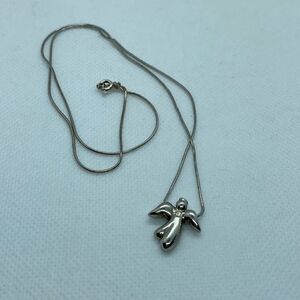 💛 925 Vintage Angel CZ Necklace
